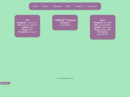 contact screenshot