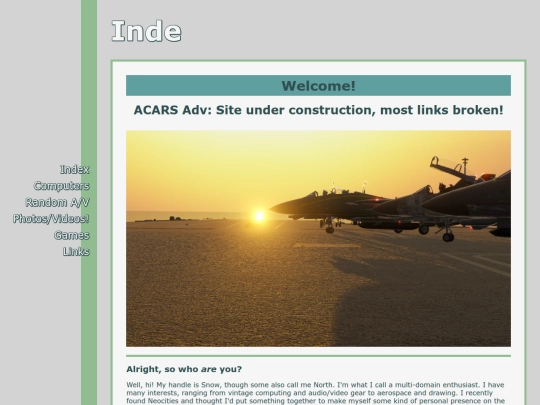 index screenshot