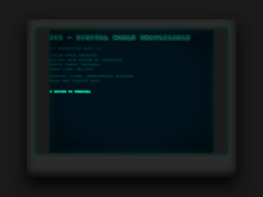 server-down screenshot