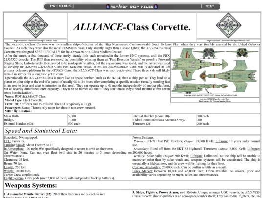 ALLIANCE-class screenshot