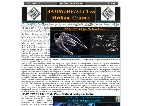 ANDROMEDA-class screenshot