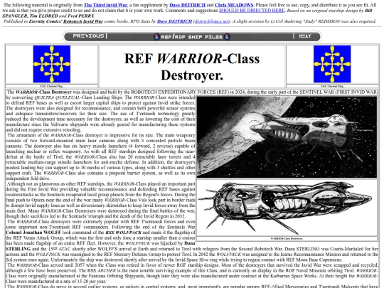 WARRIOR-class screenshot