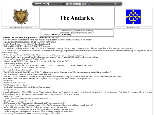 andaries screenshot