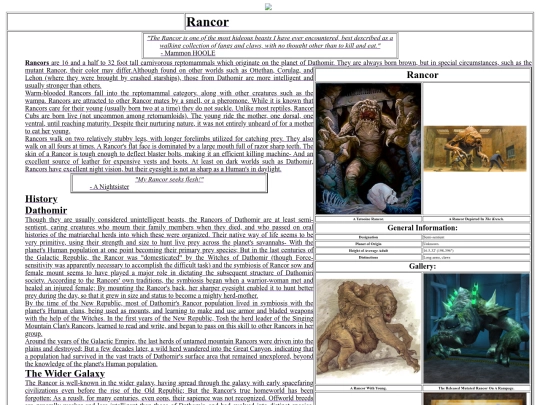 rancor screenshot