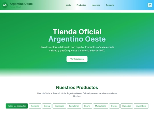 tienda screenshot