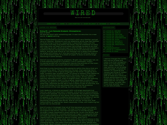 The_Wired/writing screenshot