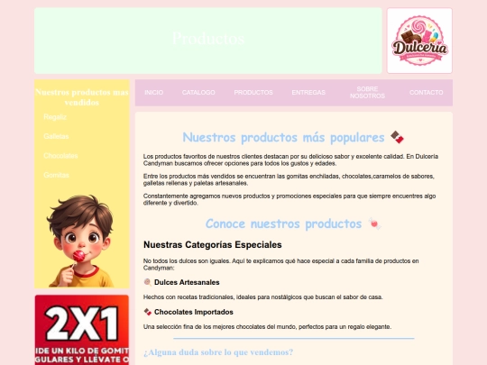 productos screenshot