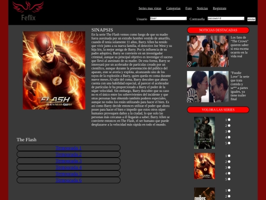 flash screenshot
