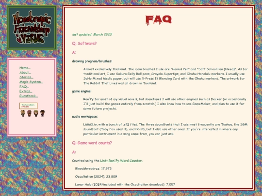faq screenshot