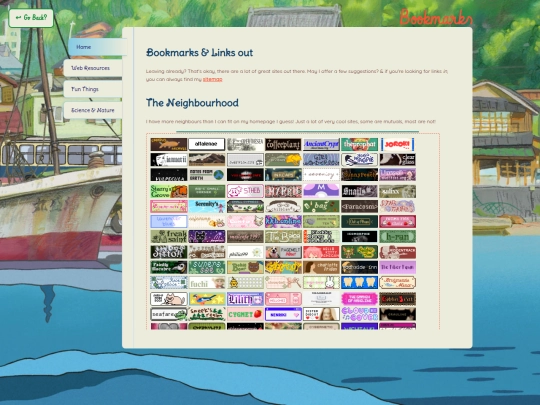 bookmarks screenshot