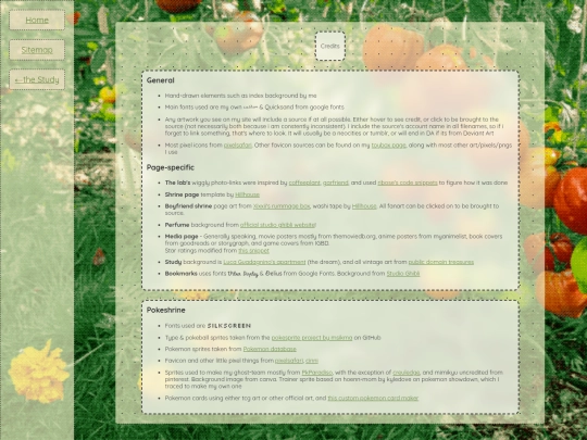 credits screenshot