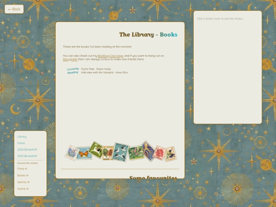 media/books screenshot