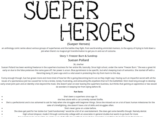 sueperheroes screenshot