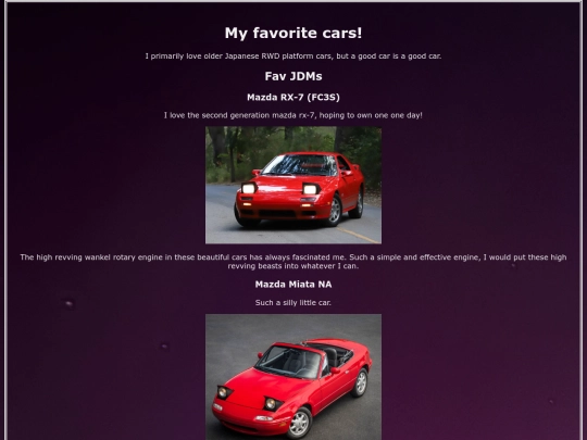 cars screenshot