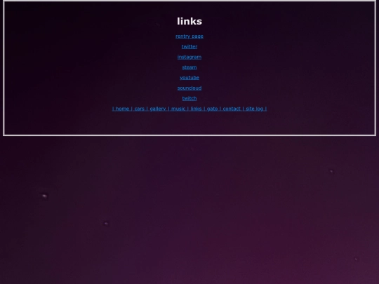links screenshot