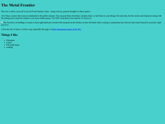 MetalFrontier screenshot