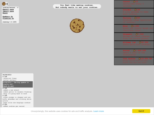 CookieClicker screenshot