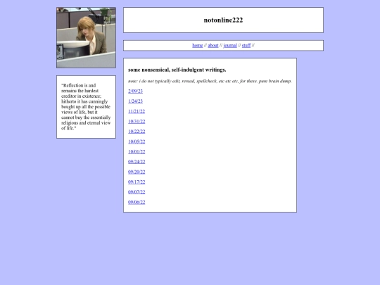 journal screenshot