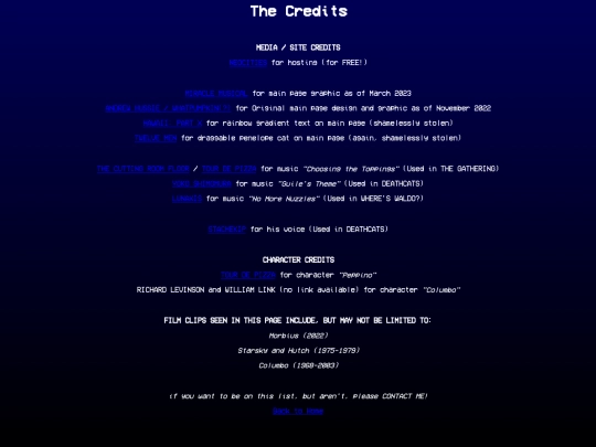 credits screenshot