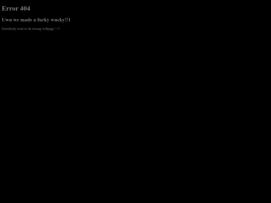 not_found screenshot