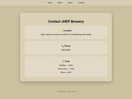 contact screenshot