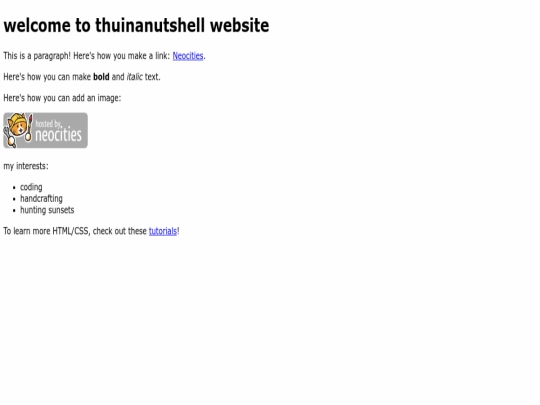 index screenshot