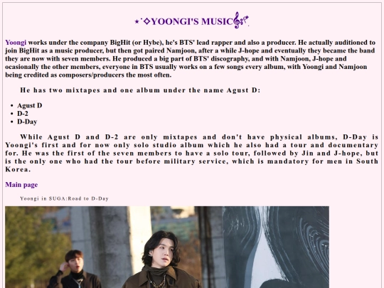 Yoongismusic screenshot