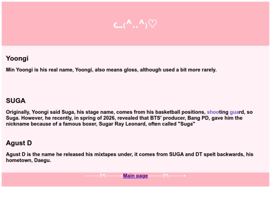Yoongisname screenshot
