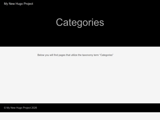 categories screenshot