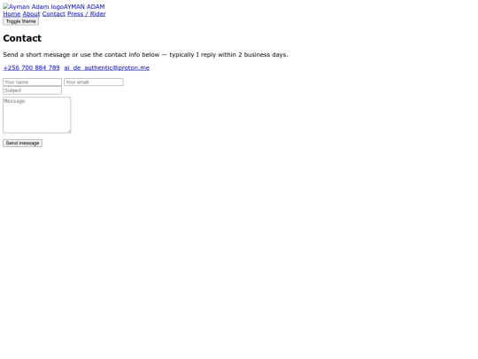 contacts screenshot