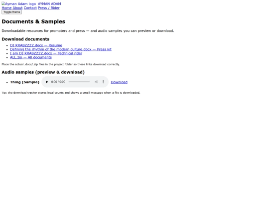 documents screenshot