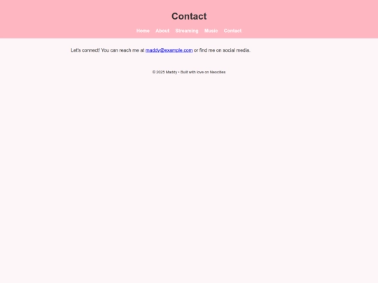 contact screenshot