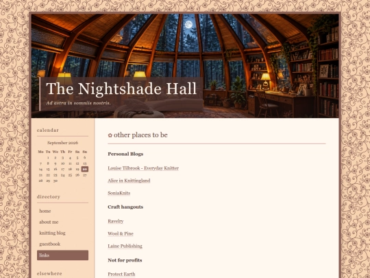 links screenshot