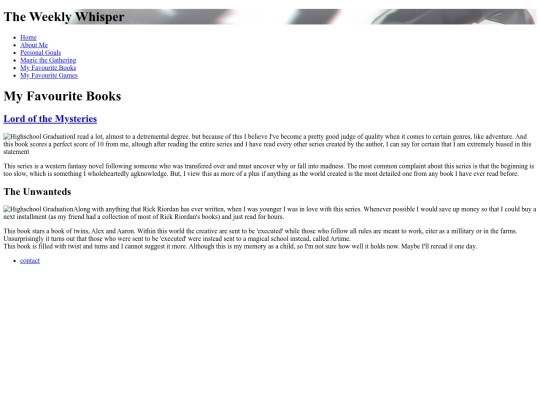 favBooks screenshot