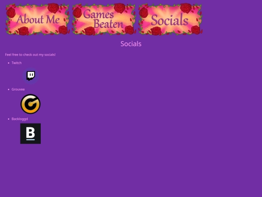 socials screenshot