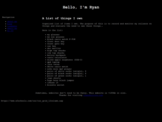 index screenshot