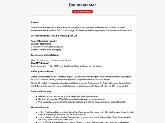 impressum screenshot