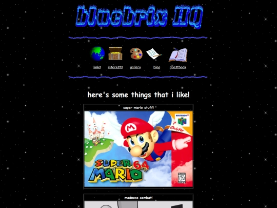 interests screenshot