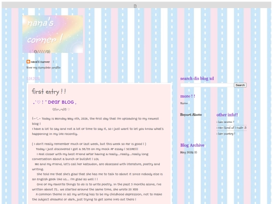 blog screenshot