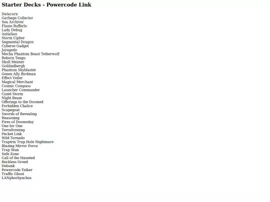 cards/tcg-starter-decks/2018-Structure-Deck-Powercode-Link screenshot
