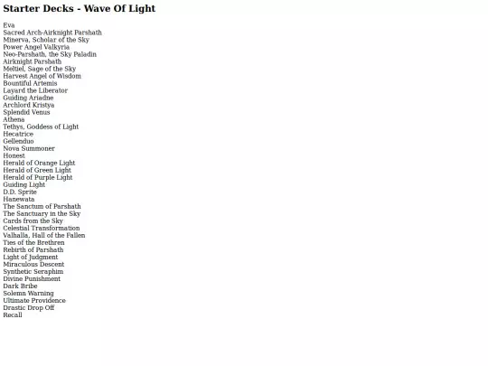 cards/tcg-starter-decks/2018-Structure-Deck-Wave-Of-Light screenshot