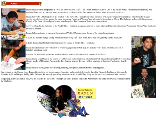 manga/author screenshot
