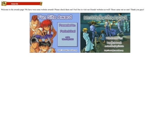 site/awards screenshot