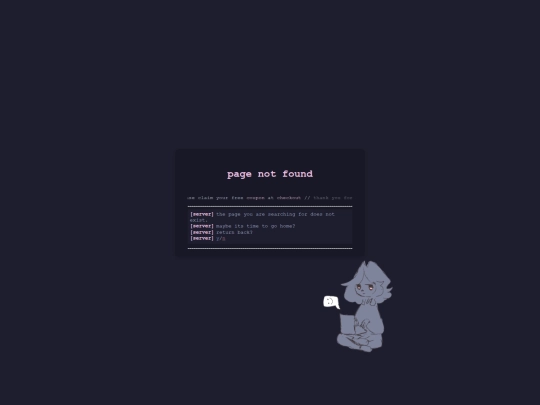 not_found screenshot