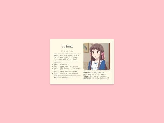 pages/card screenshot