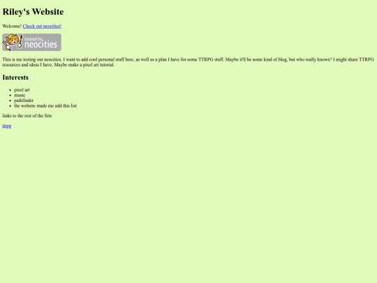 index screenshot