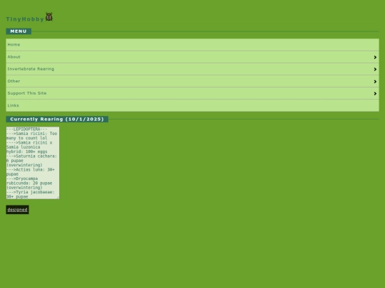 menu screenshot