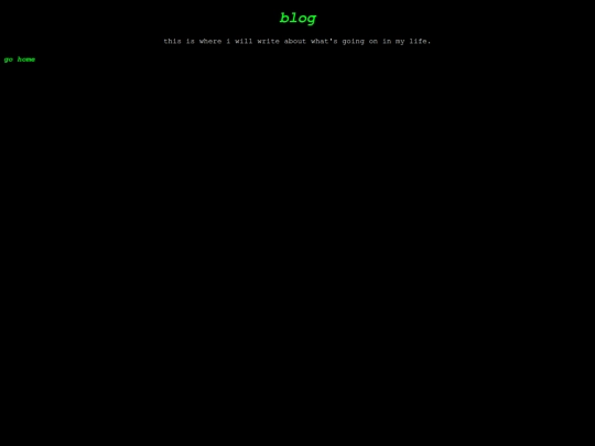 blog screenshot