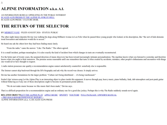 return-of-the-selector screenshot