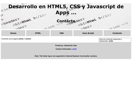 Contacto screenshot